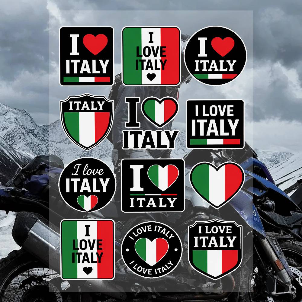 Streetwear Brand Italy - Stiker Merek Streetwear A-Italy Set Stiker