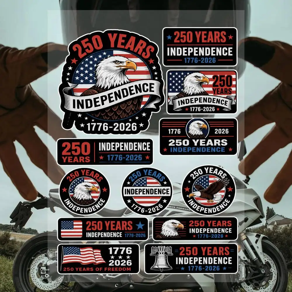 Streetwear Brand In Usa - USas- 250 Tahun Kemerdekaan Set Stiker
