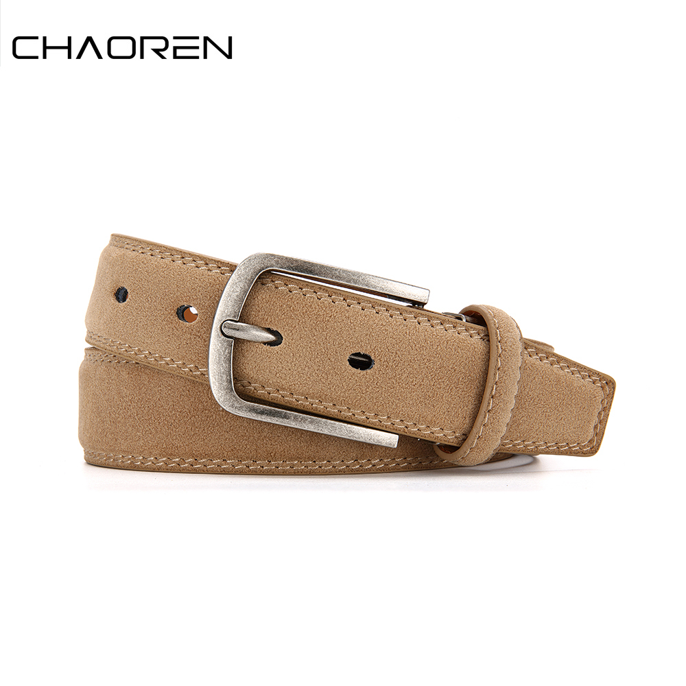 Off White Belt - Ikat Pinggang Kulit PU Ukuran Bebas