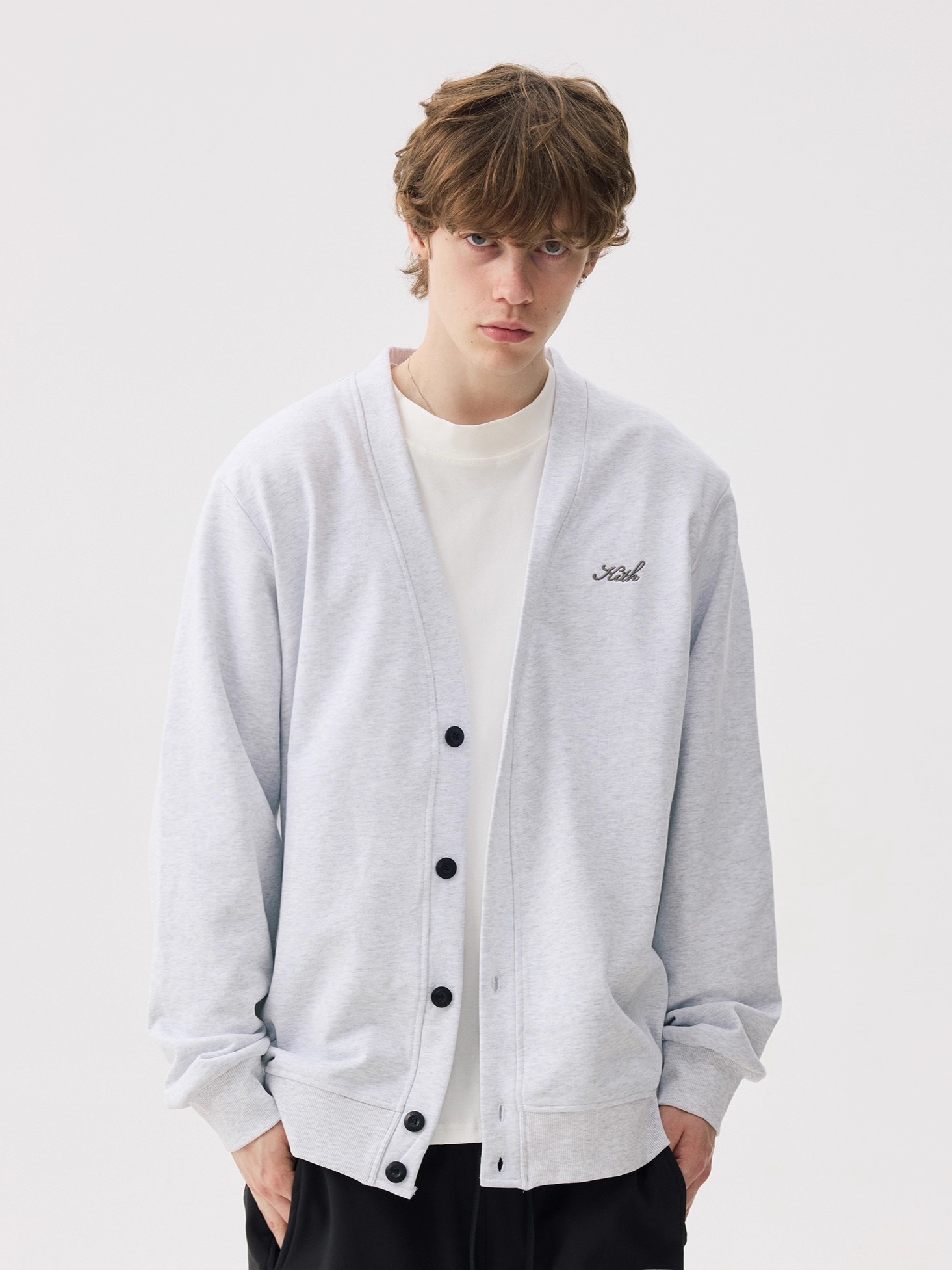 KITH Kardigan Rajutan Kerah V  - Kith Sweater Knit ulasan dan harga