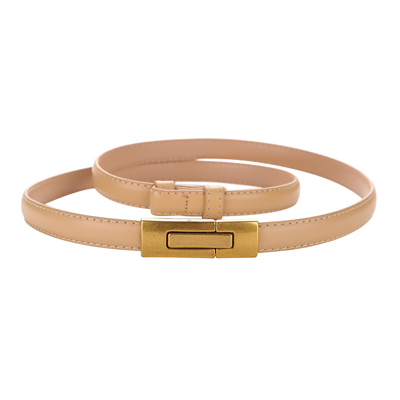 Sabuk kulit asli tipis untuk w - Off White Belt ulasan dan harga