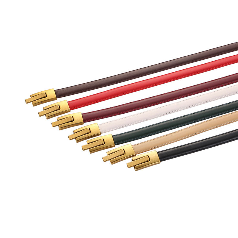 Sabuk kulit asli tipis untuk w - Off White Belt ulasan dan harga