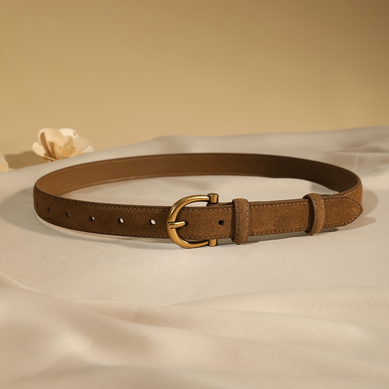 Sabuk Suede Mewah untuk Wanita - Off White Belt ulasan dan harga
