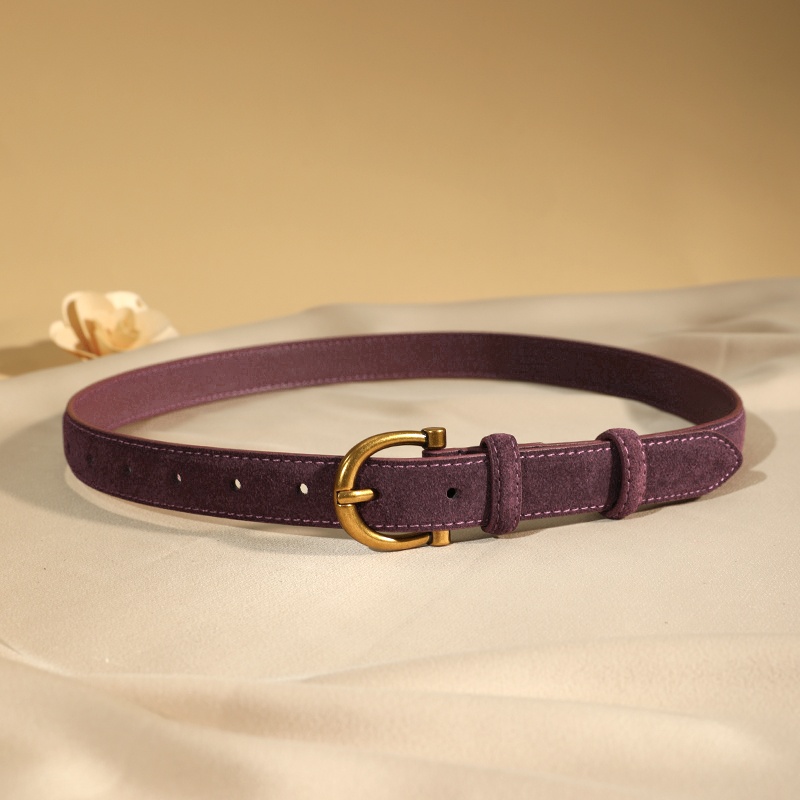 Sabuk Suede Mewah untuk Wanita - Off White Belt ulasan dan harga