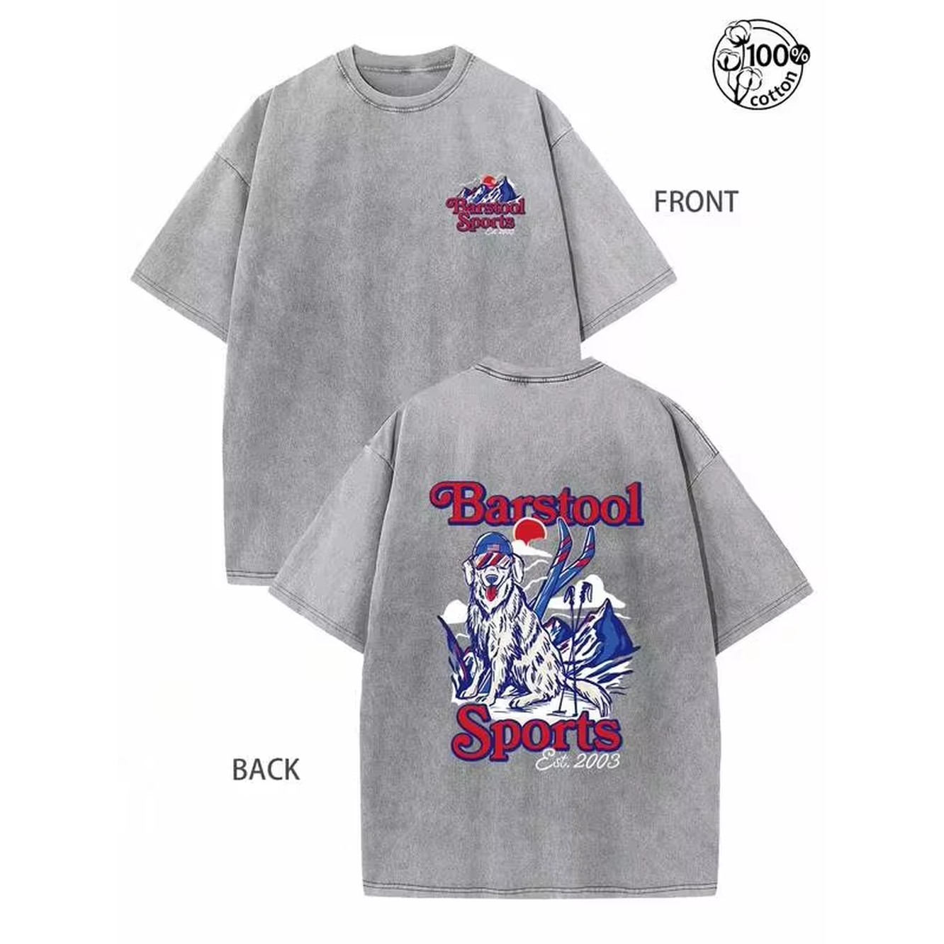 Barstool Sports, Kaos Pria Mer - Streetwear Brand Italy ulasan dan harga