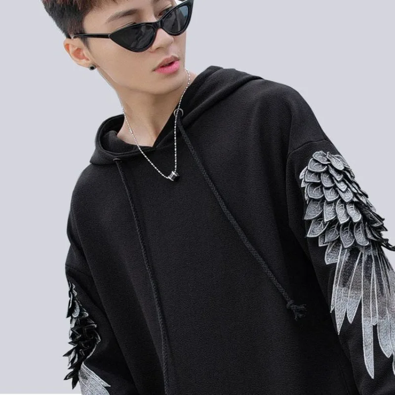 Sweatshirt bertudung bordir pr - Streetwear Outdoor Brand ulasan dan harga