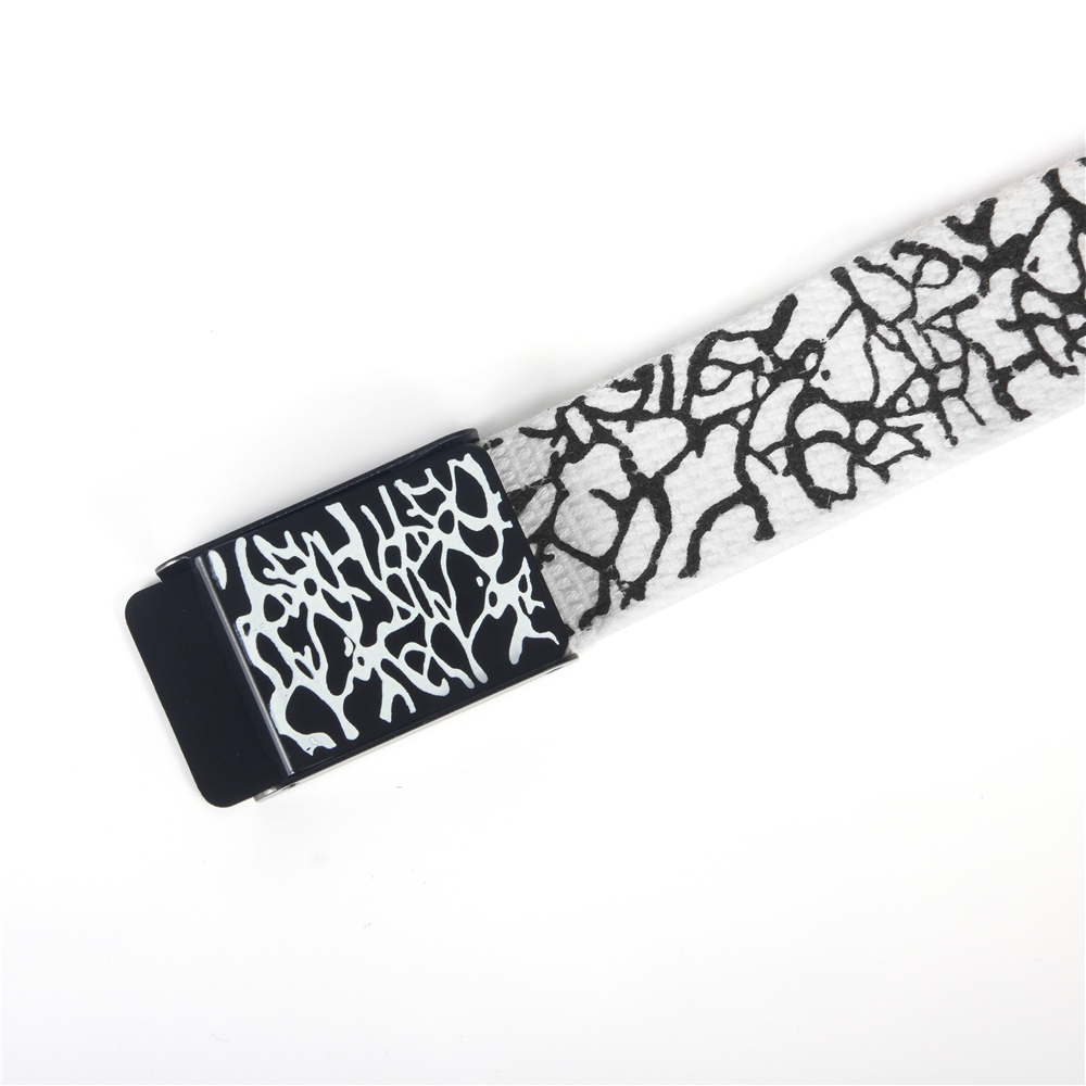 Sabuk Kanvas Poliester Kasual  - Off White Belt ulasan dan harga