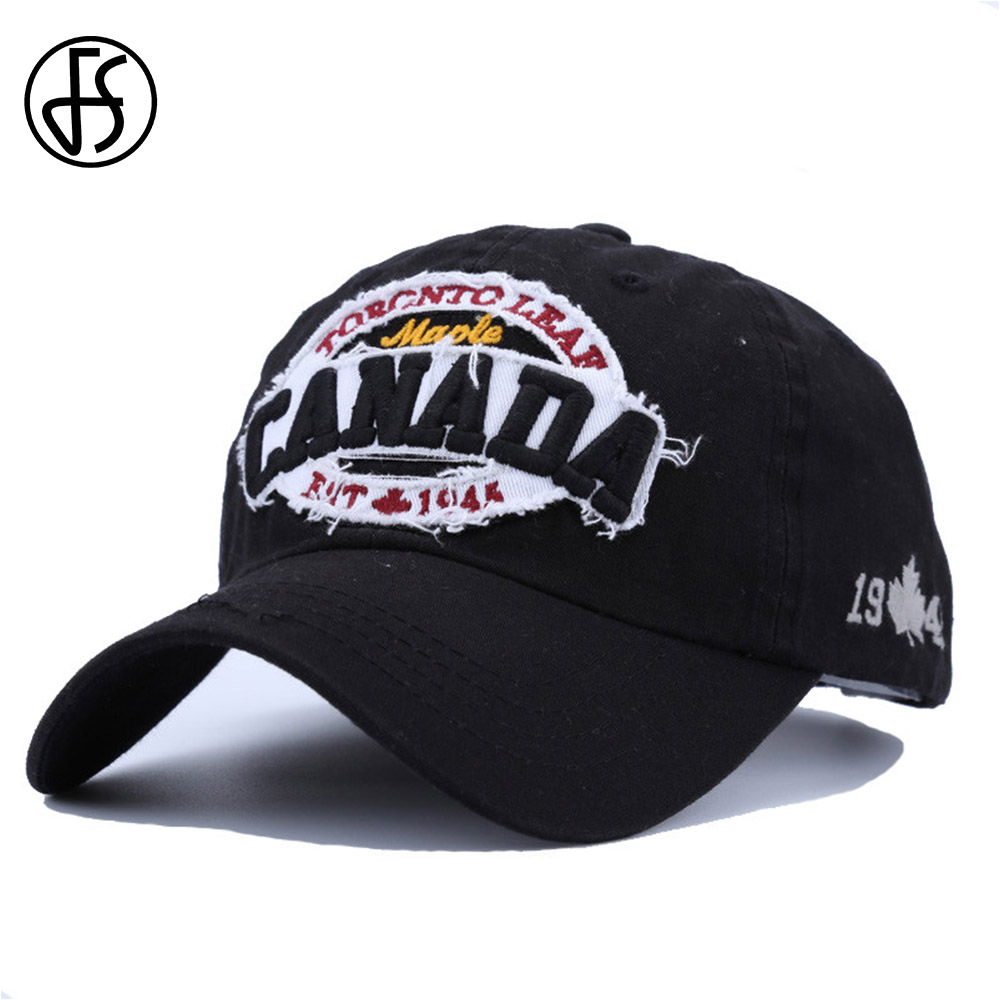 FS Topi Bisbol Kanada Daun Map - Streetwear Brand Canada ulasan dan harga