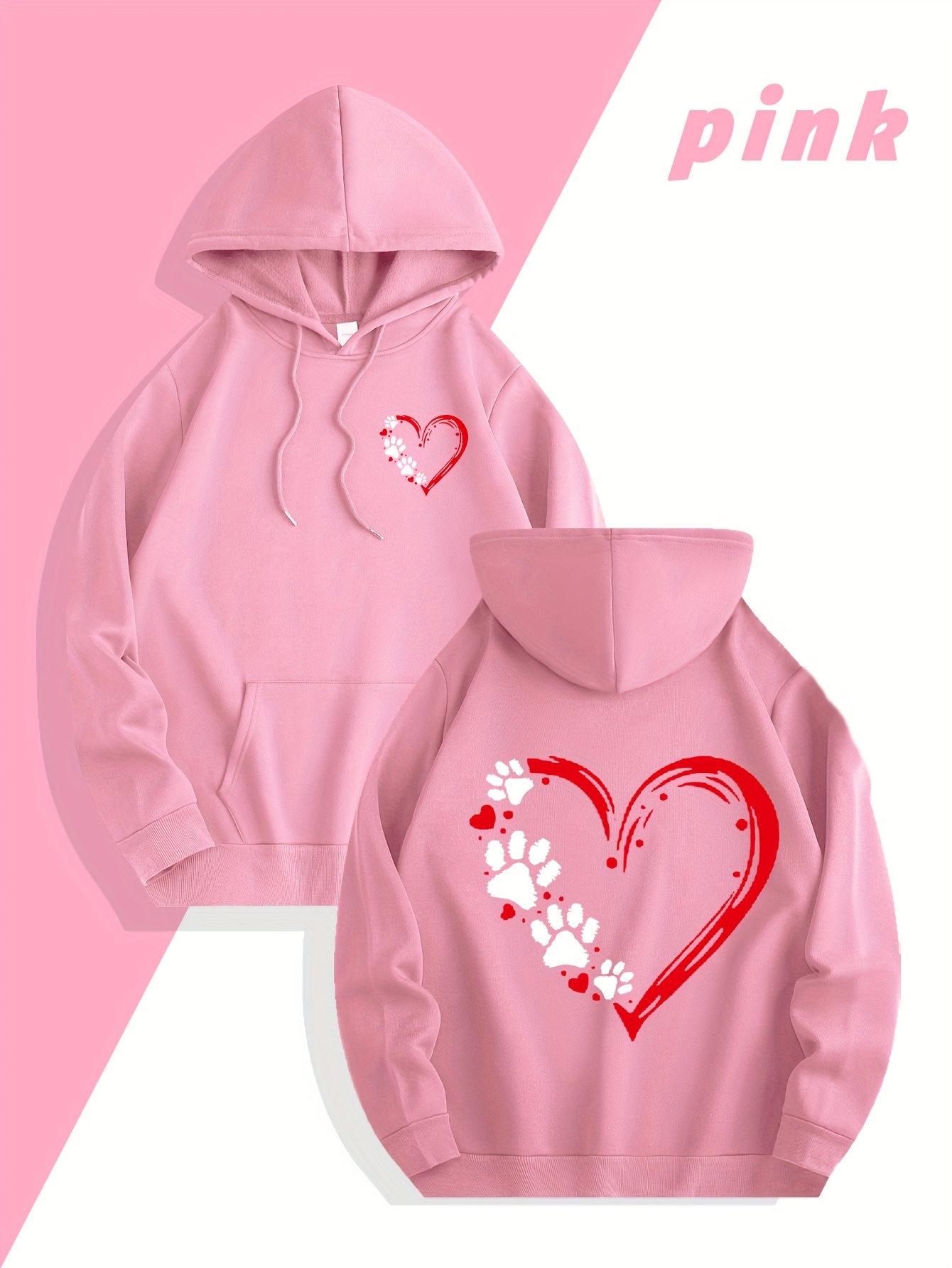 Sweatshirt Pria Motif Hati Mer - Streetwear Outdoor Brand ulasan dan harga
